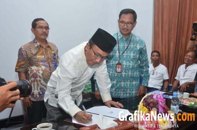 Bangun Kualitas Data Statistik Sektoral, Pemkab Lombok Barat dan BPS NTB Tandatangani MoU 